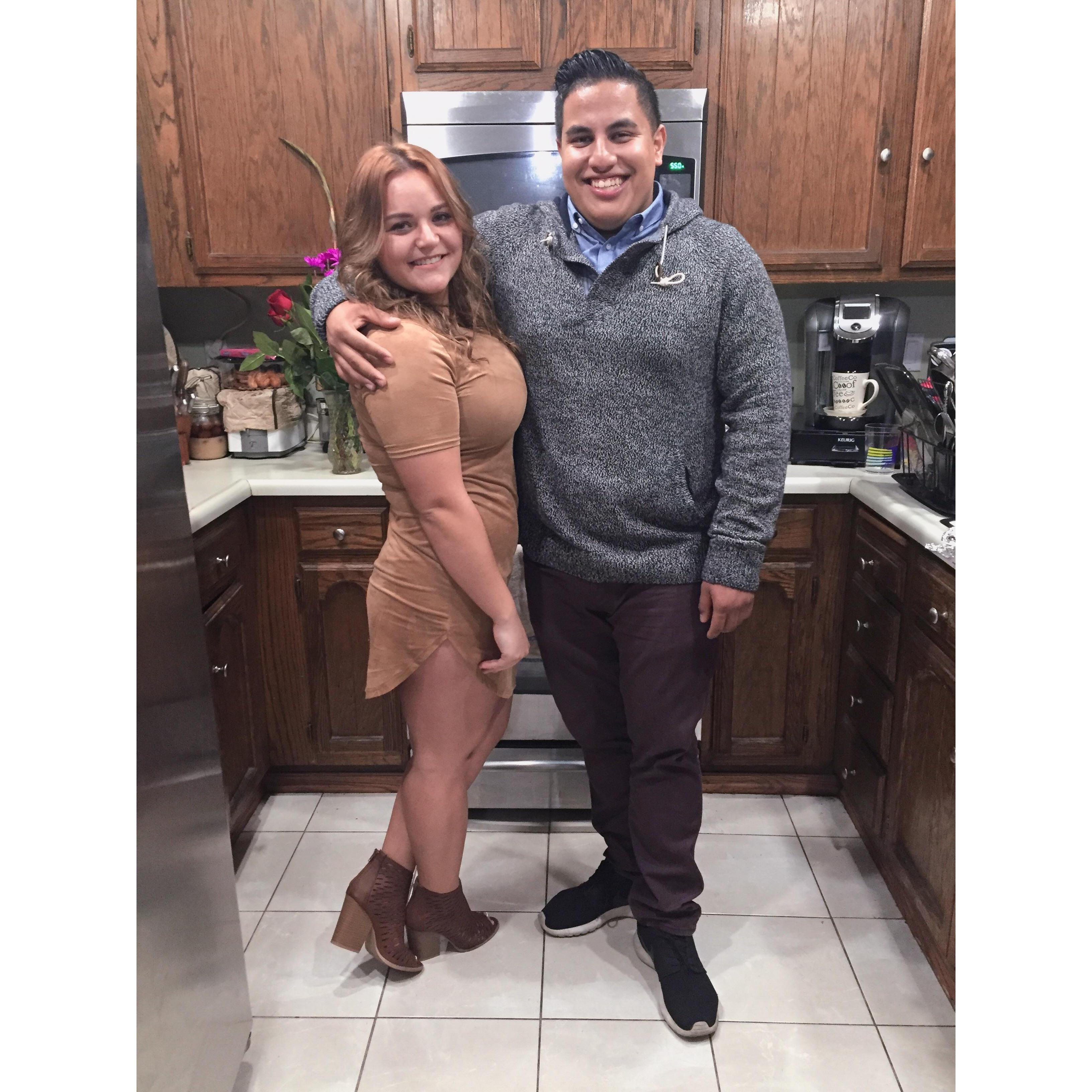 Our first Thanksgiving together