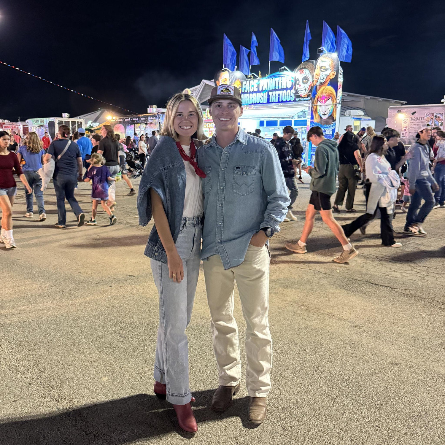At the West Texas Fair & Rodeo