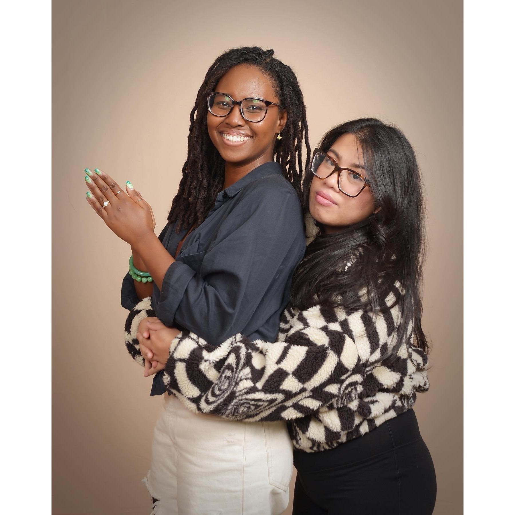 Shaina and Essence’s friendship photo shoot — Christmas Edition