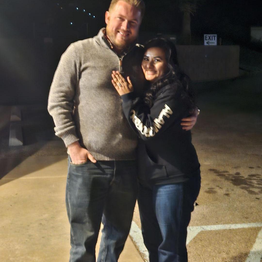 First pic after getting engaged