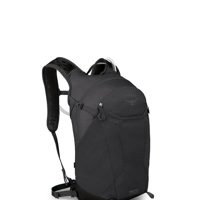Osprey Sportlite 20L Unisex Hiking Backpack with Hydraulics Reservoir, Dark Charcoal Grey