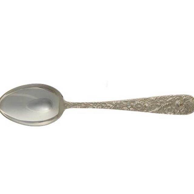 Repousse (Sterling, 1828) Dessert/Cereal Spoon by Kirk Stieff