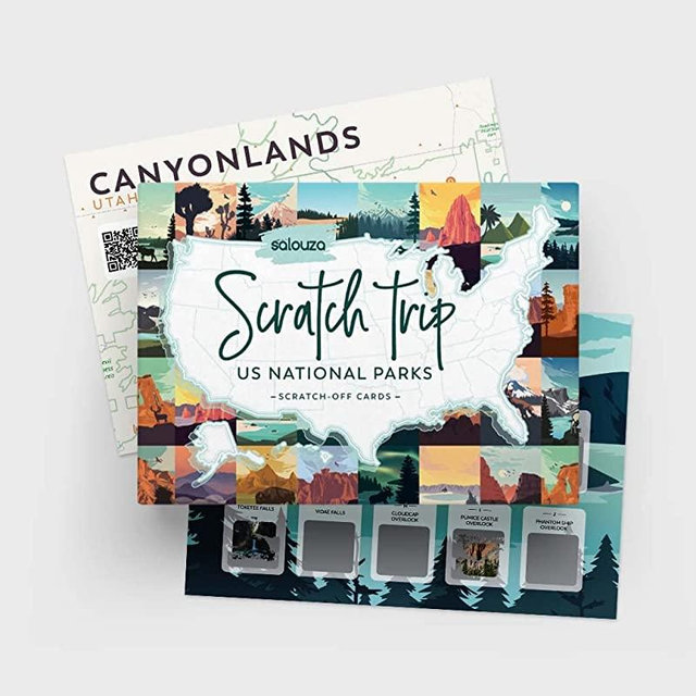 Scratch Off Cards - Bucket list - "US National Parks"