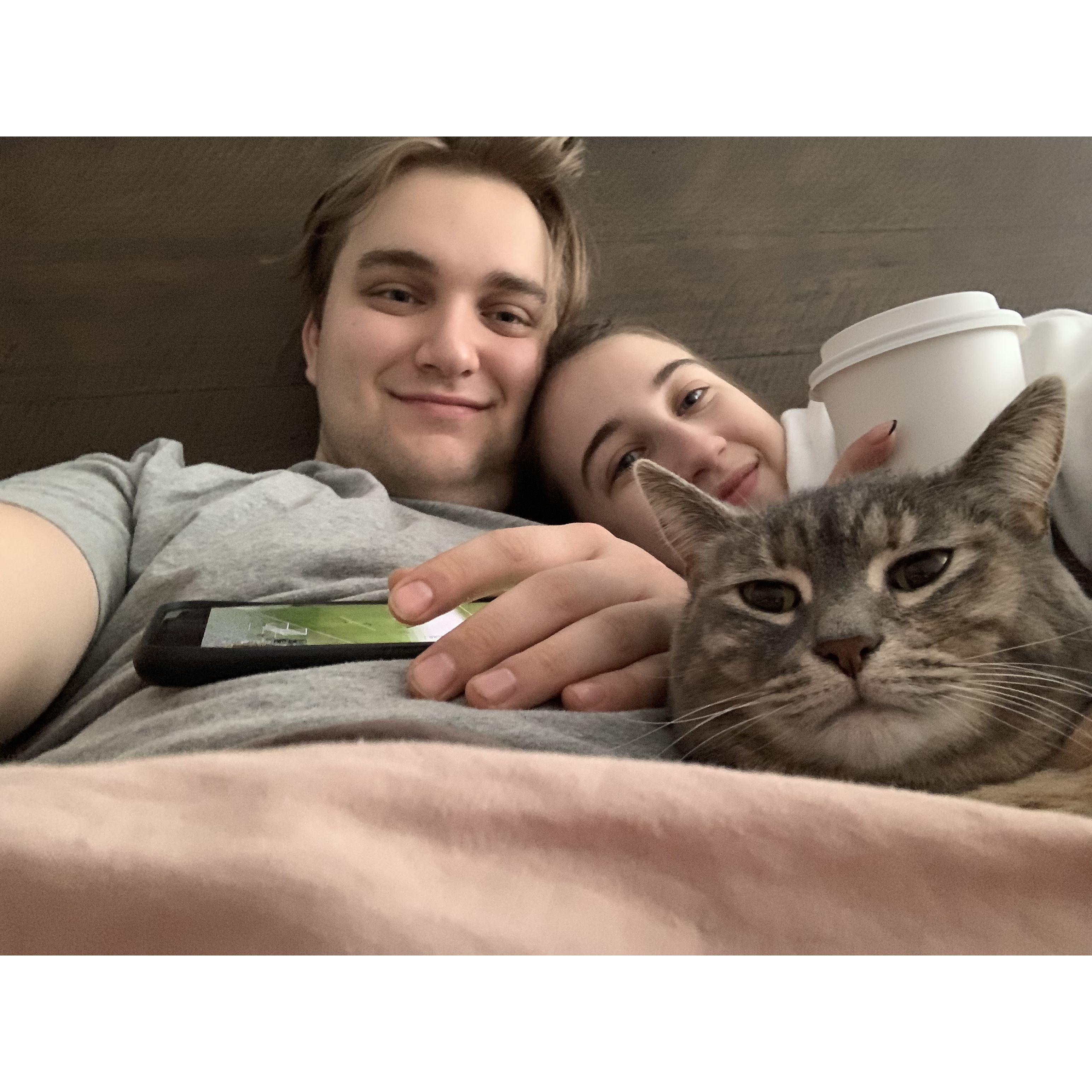 How we spend most mornings