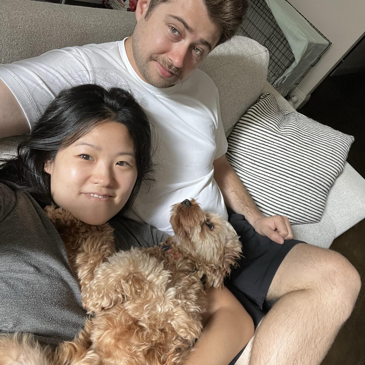 Hangover Ramen delivery on the couch