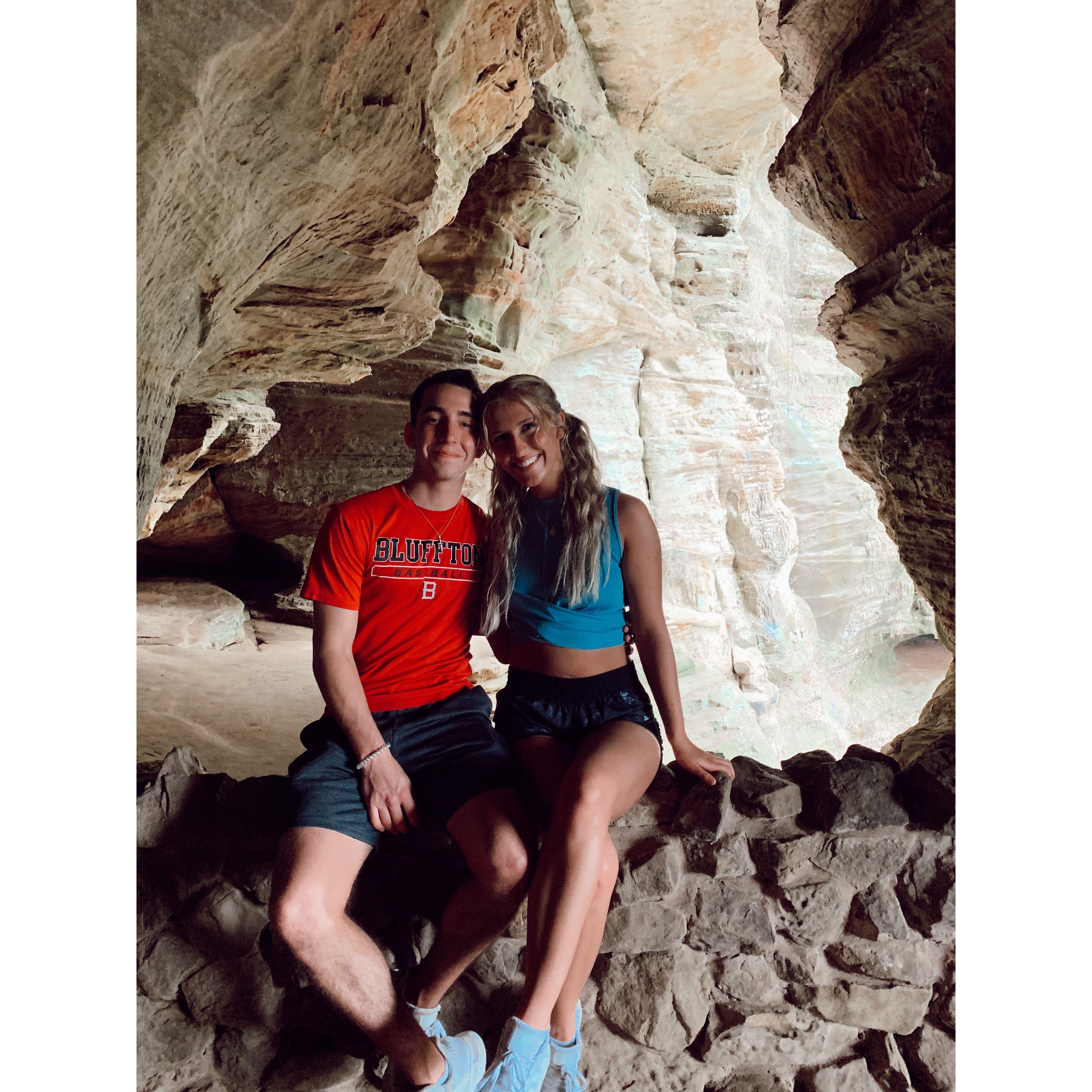 Our first trip together to Hocking Hills, Ohio