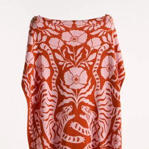 Kenia Cotton Knit Throw Blanket (Pink)