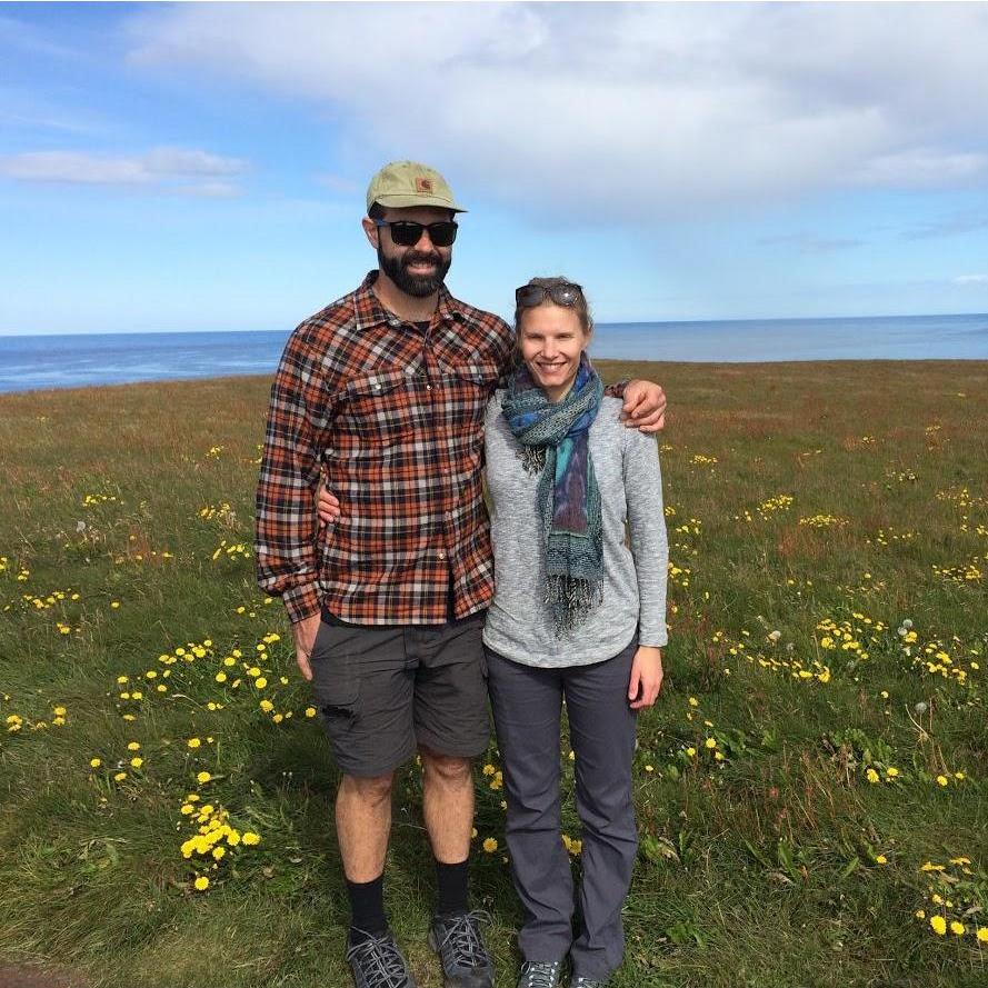 Visiting Látrabjarg (the Bird Cliffs) in the Westfjords of Iceland.