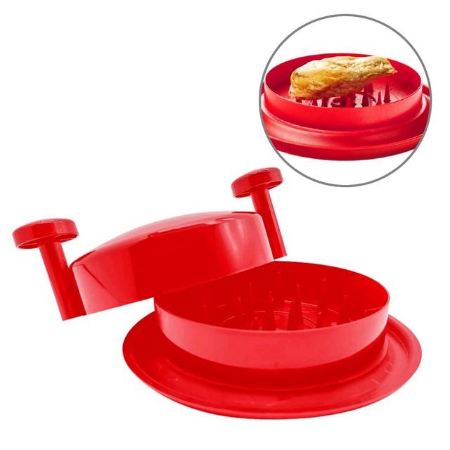 Chicken Shredder Shred Machine Meat Shredder for Pulled Pork Red Beef and Chicken 20CM/7.9IN Dishwasher Safe (1PC Red)