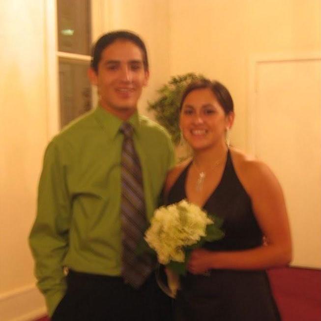 At Bianca's brothers wedding 2004.