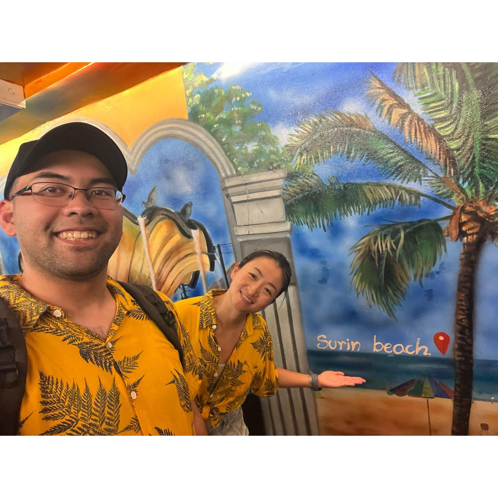 We traveled to Phuket and got wowed by the beautiful Surin beach, and decided to make it our wedding destination!