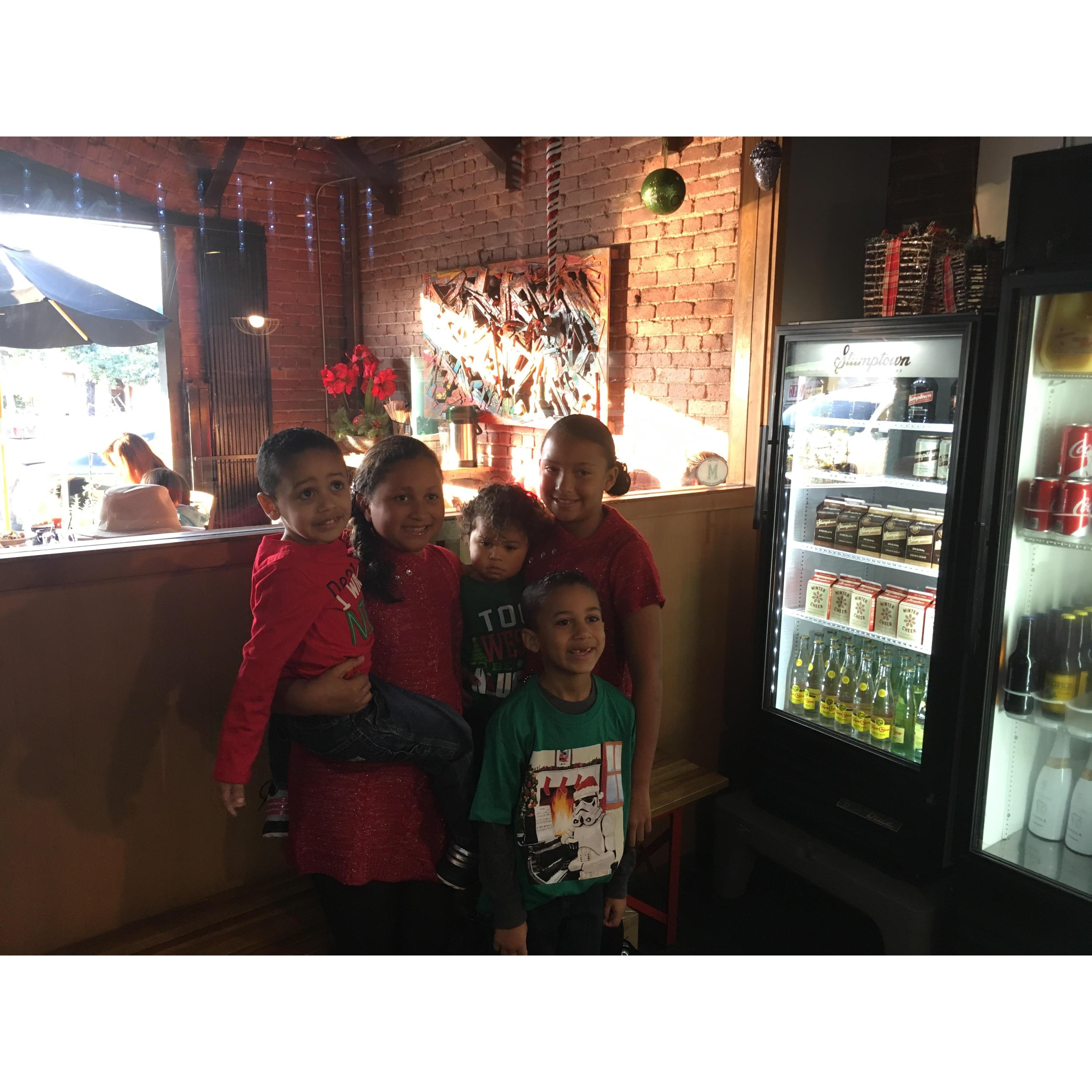 Lighter shade of brown