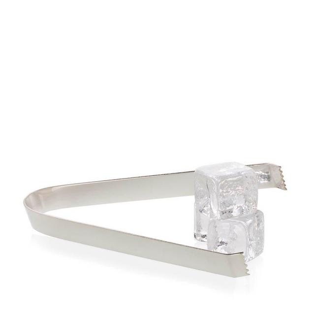 Hudson Grace Silver Ice Tongs
