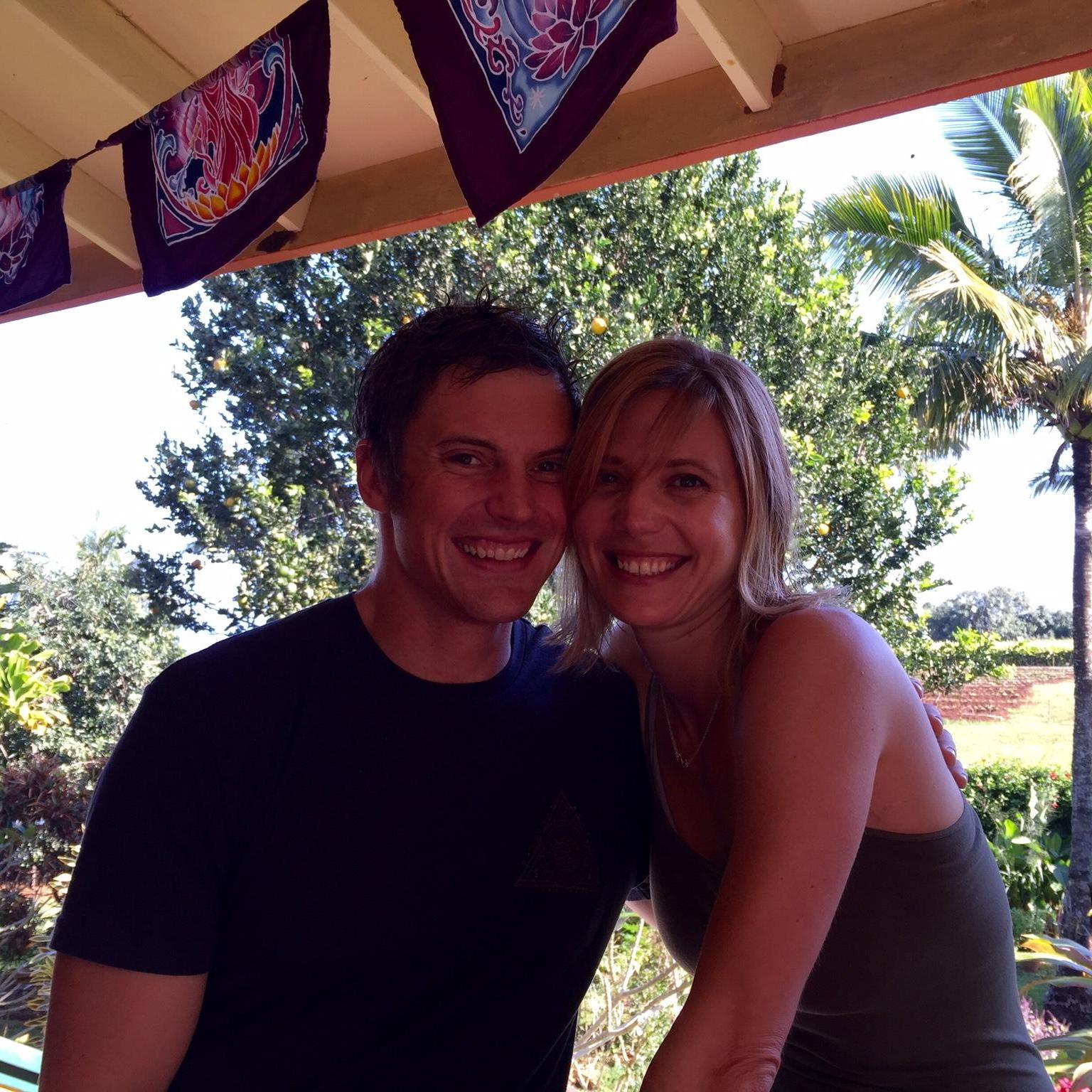 Just after our Engagement in Hawaii