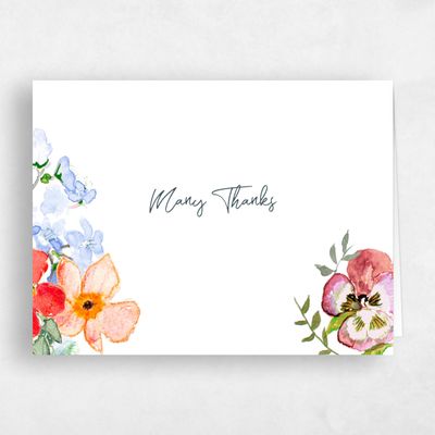 Red Wedding Thank You - Castellina Bloom