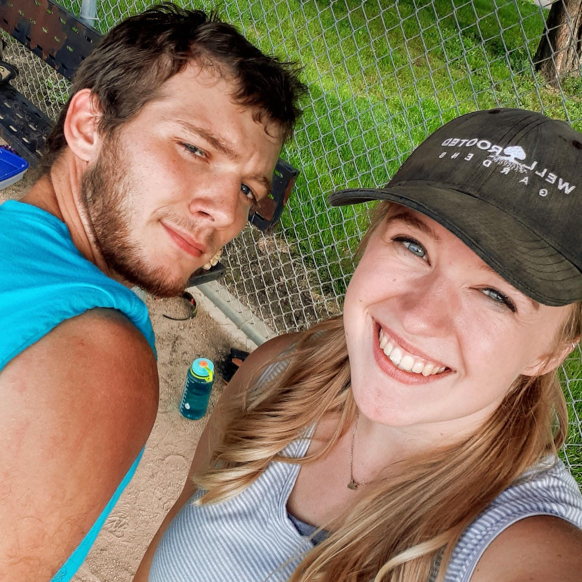 The first time we hung out as boyfriend and girlfriend. It was hot and sunny and we played baseball and laughed a lot. Bless.