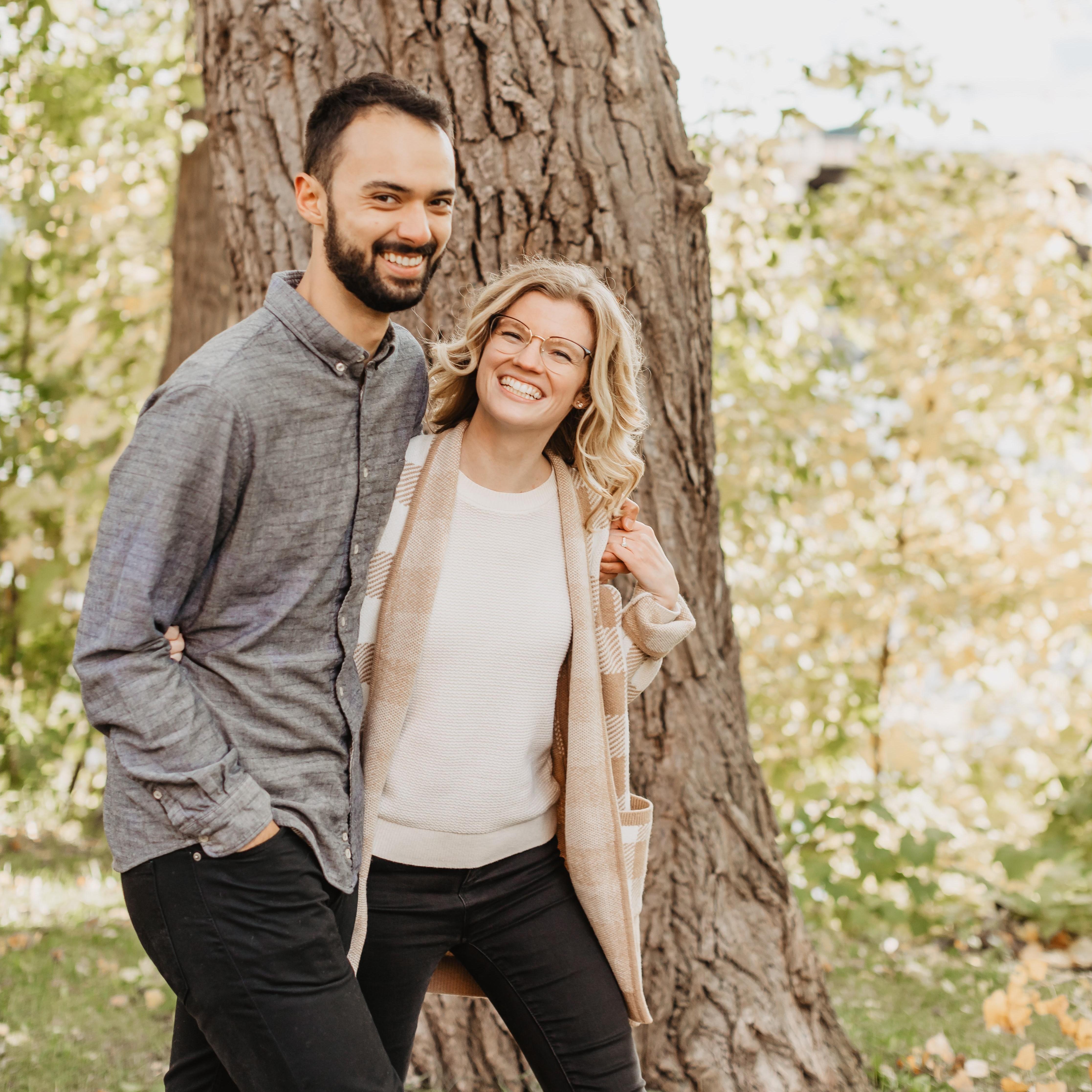 Our engagement photos at St. Anthony Main, October 2019