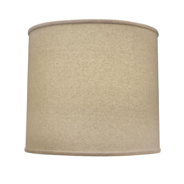 Stiffel ST136 Accessory - 15x16x14 Inch Hardback Deep Drum Lamp Shade, Bombay Natural Finish