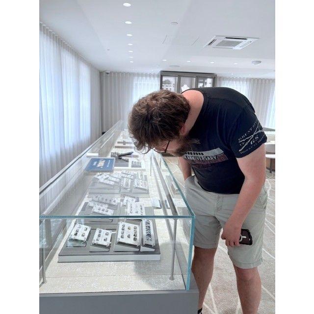 The day we ordered Brice's ring