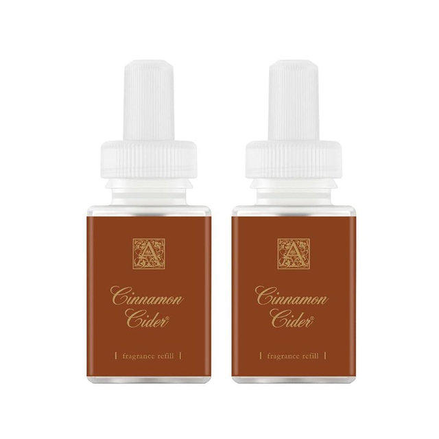 Pura and Aromatique - Fragrance for Smart Home Air Diffusers - Room Freshener - Aromatherapy Scents for Bedrooms & Living Rooms - Odor Eliminator - 2 Pack - Cinnamon Cider