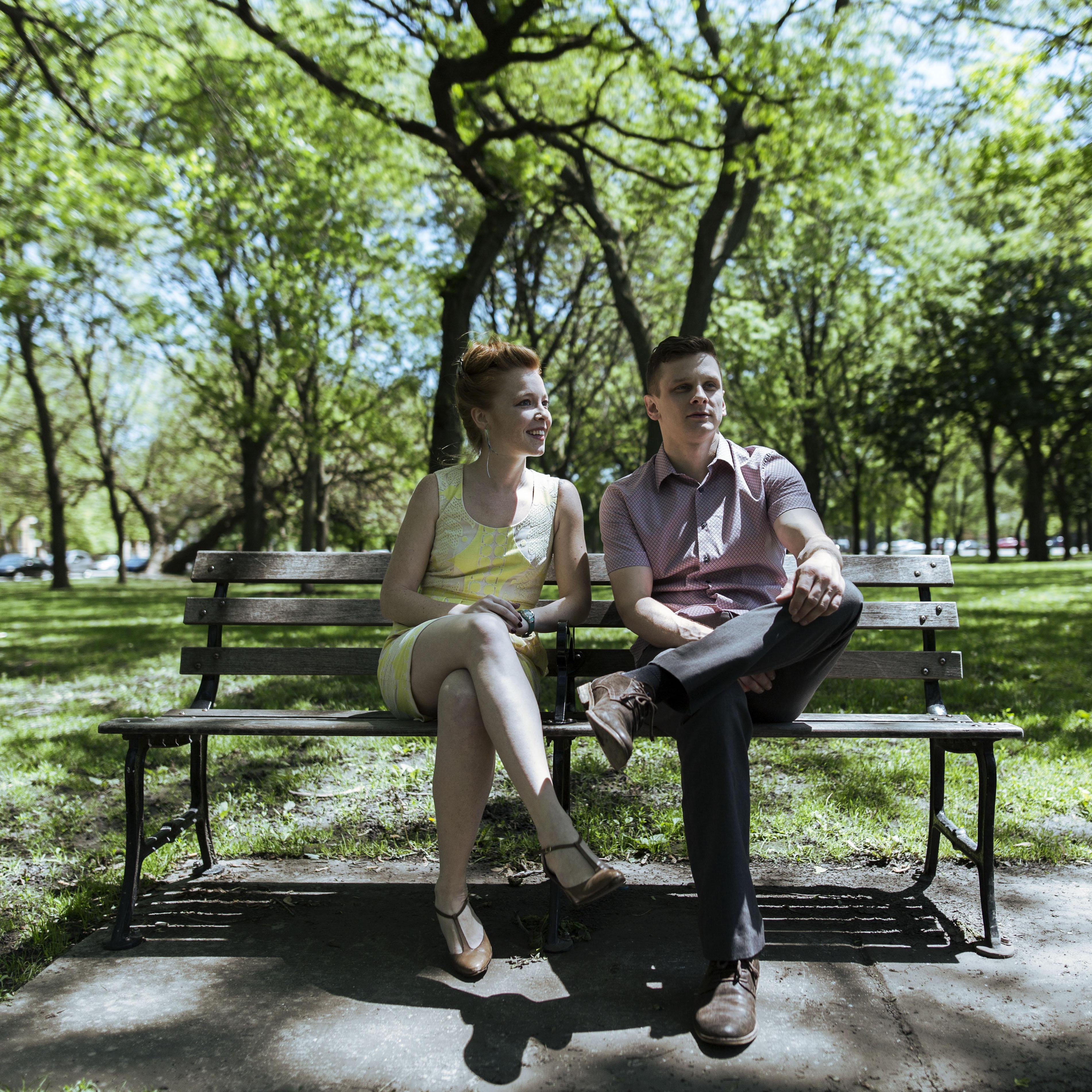 Hanging on a bench in Palmer Square. 
*Photo cred. Nicole Bitonti