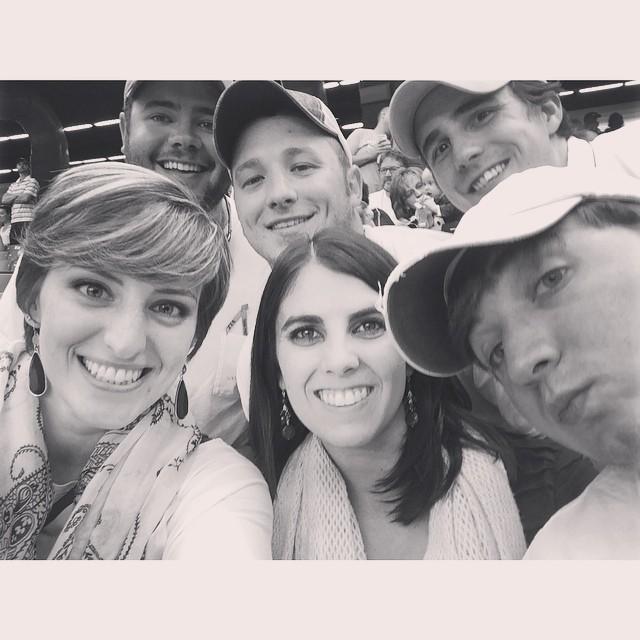 Our first photo together at the Georgia Southern VS Georgia State Game! 