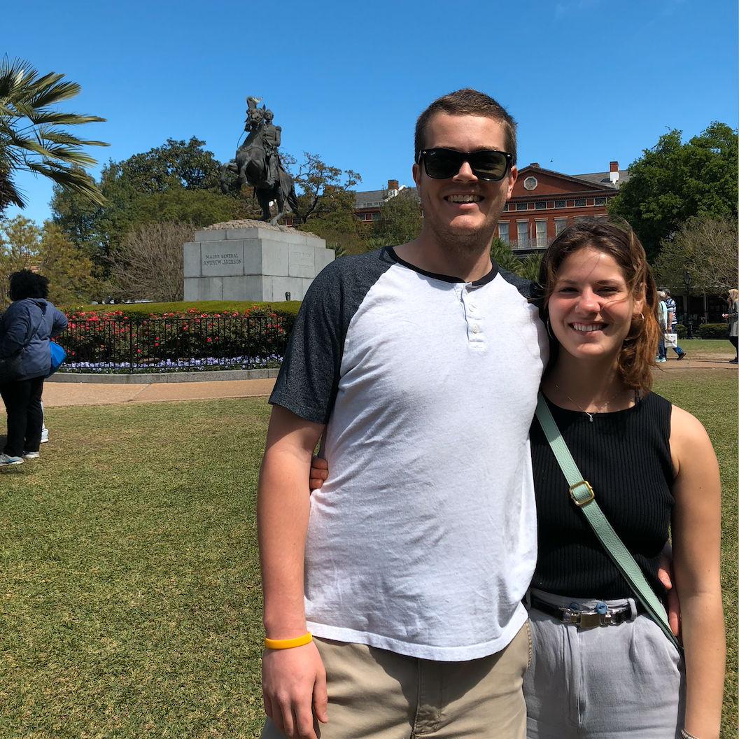 first trip together to New Orleans for Ruxandra's 21st birthday