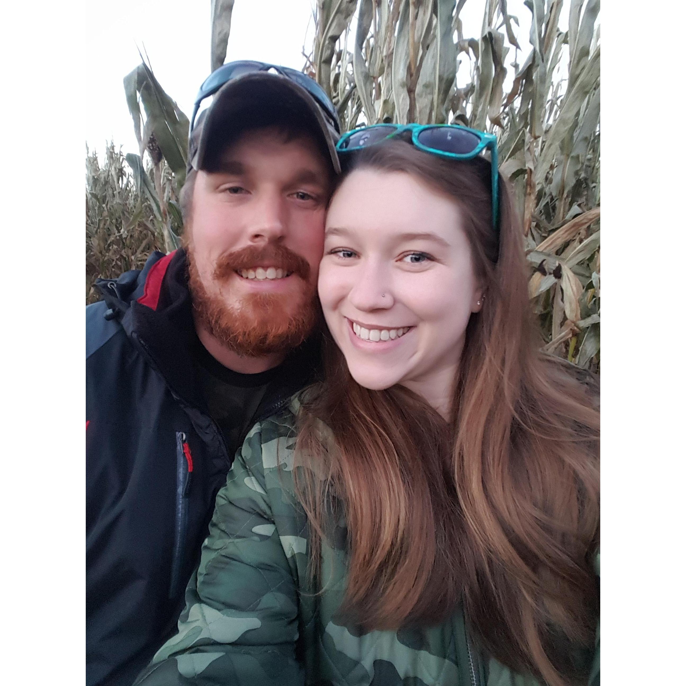 Cornmaze fun