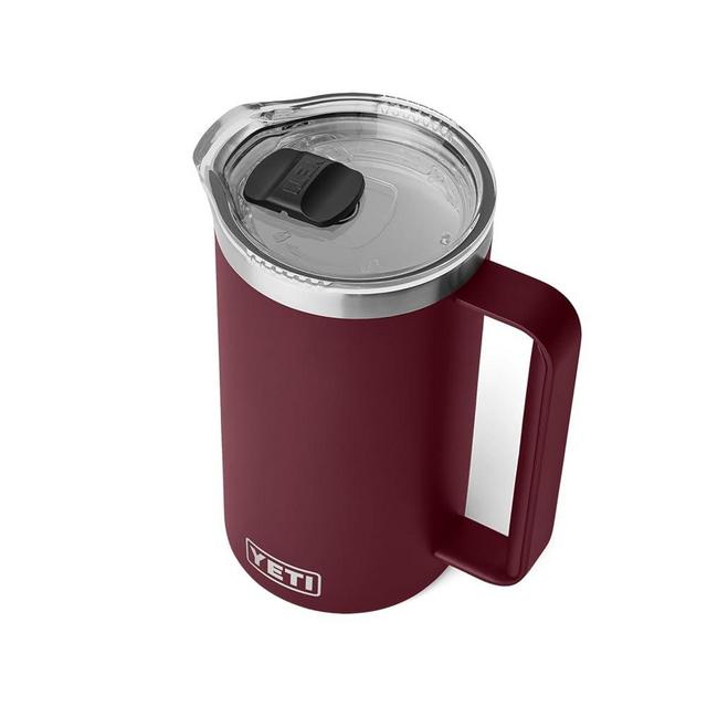 YETI Rambler 34 oz Pitcher, Vacuum Insulated, Stainless Steel with MagSlider Lid, Wild Vine Red