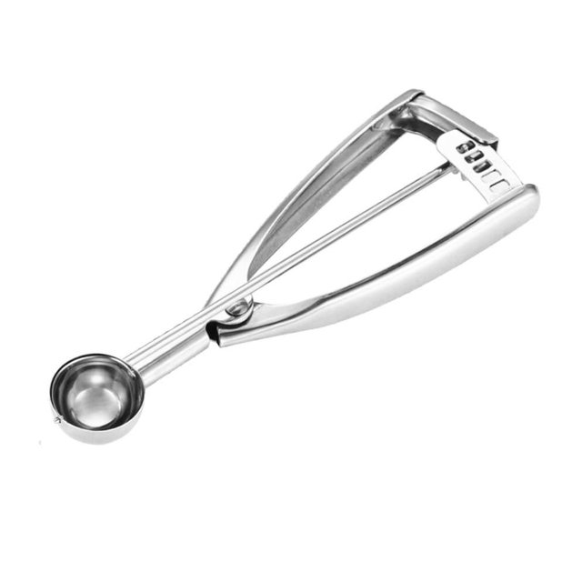 Fayomir Mini Cookie Scoop, 1 Tsp Cookie Scoop, I Inch Cookie Dough Scoops, Melon Baller Scoops, Selected 18/8 Stainless Steel, for Making Cookies, Melon Ball, Ice Cream