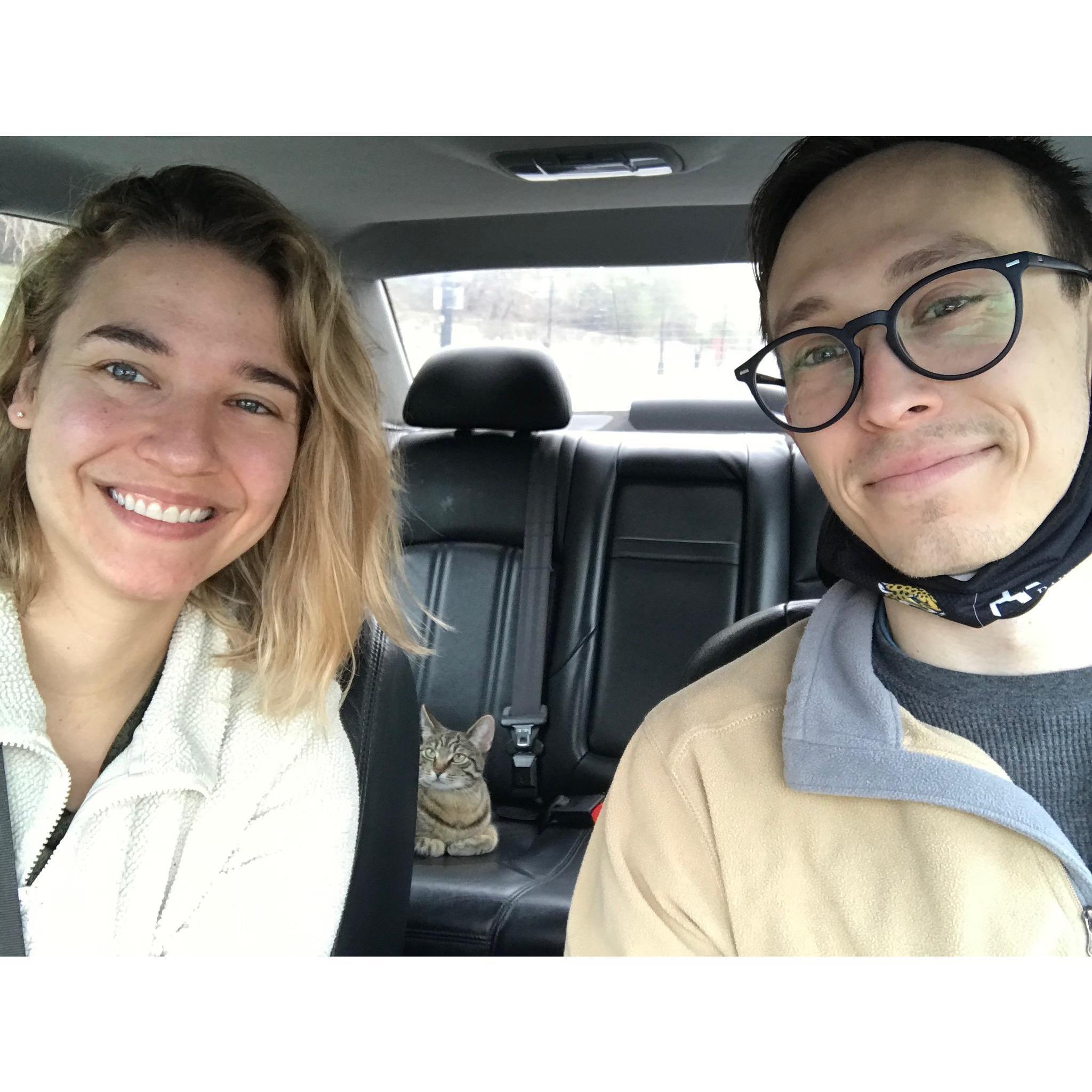 Car adventures, Chicago, Spring 2021.