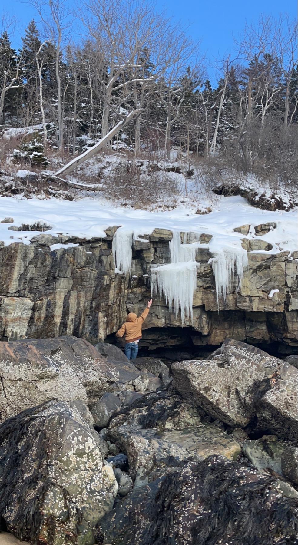Some fun exploring Acadia in the winter time