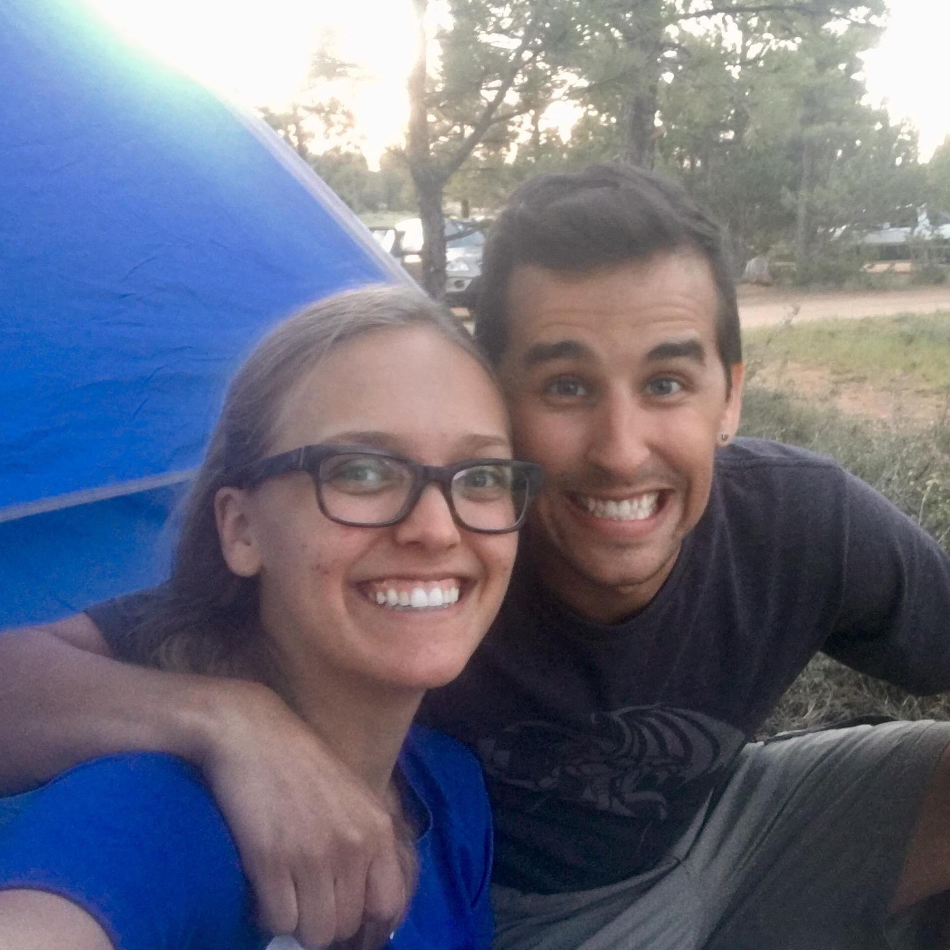 Camping trip at Bryce Canyon as part of the college graduation summer adventure!