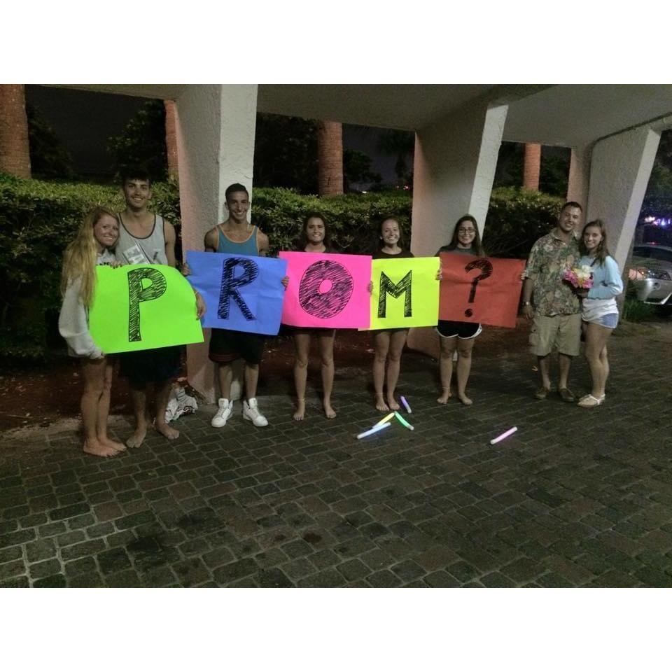 "Promposal" in Panama City Beach - April 2015