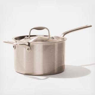 Stainless Clad Saucepan with Lid