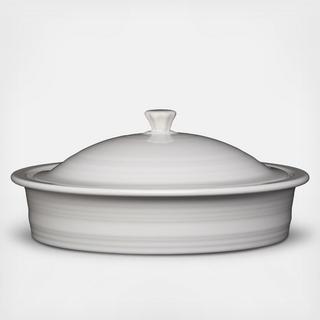 Small Round Covered Casserole