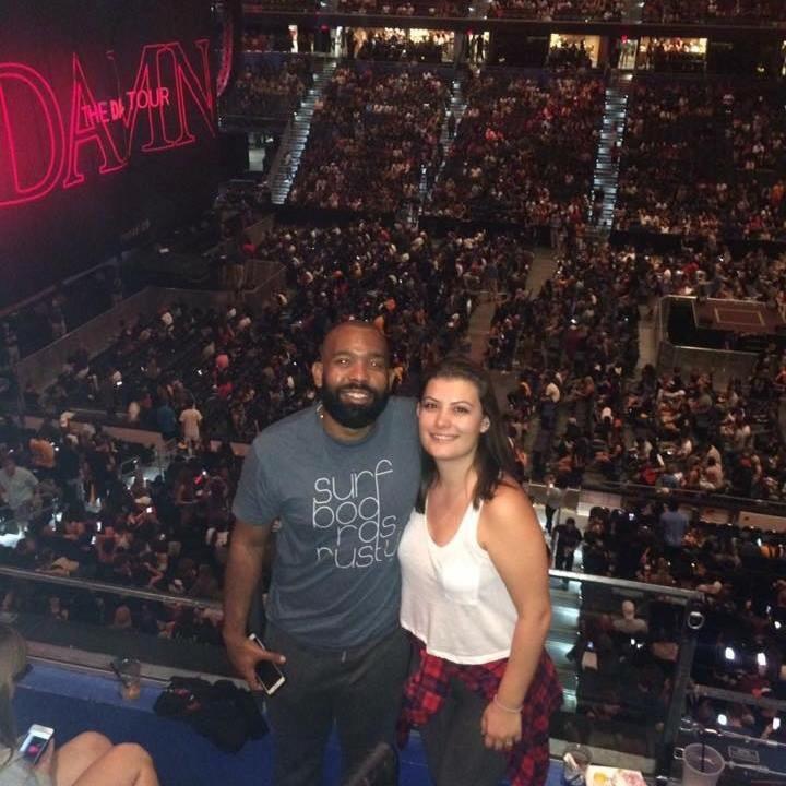 Kendrick Lamar concert celebrating our 3 year anniversary <3