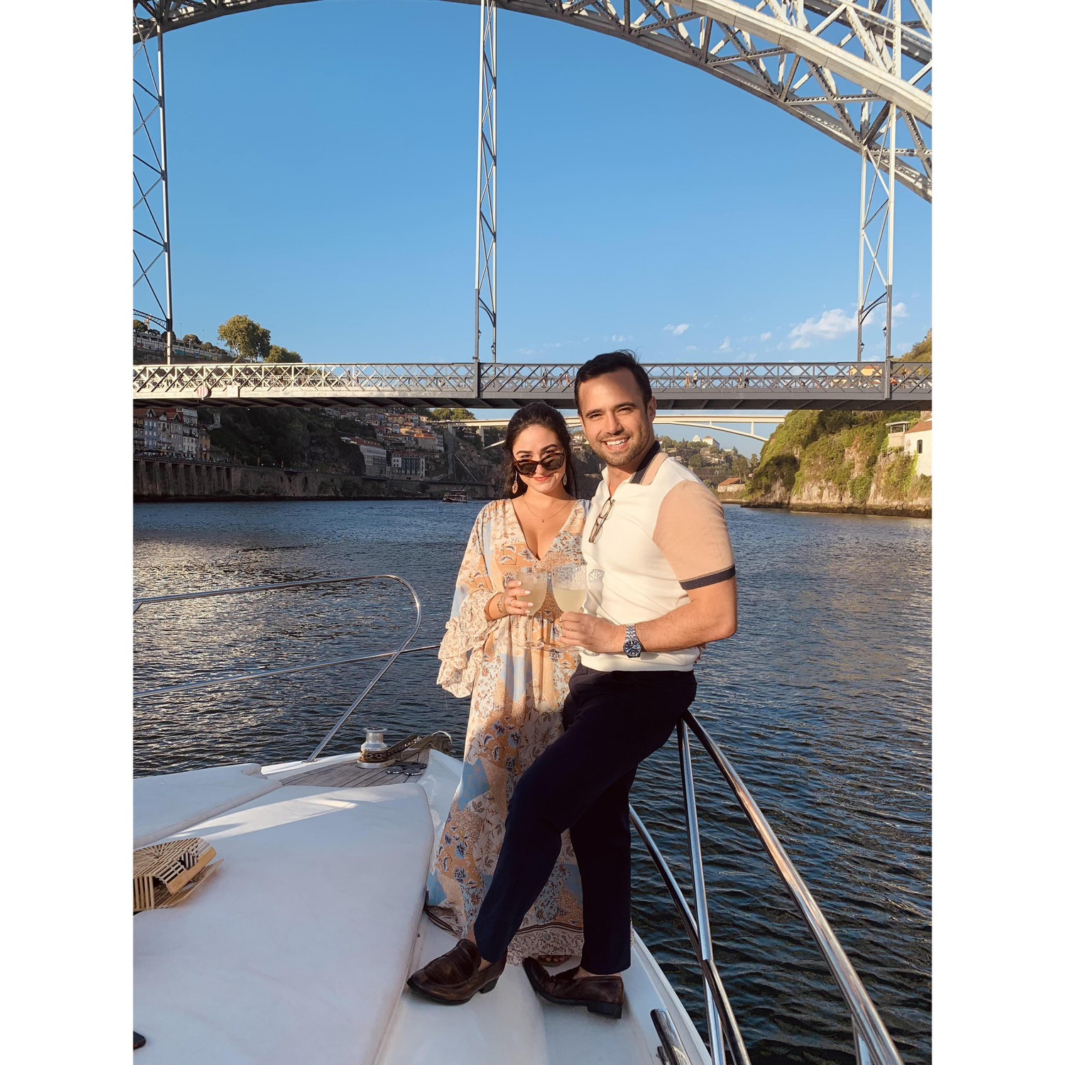 Sailing down the Douro River and making one of our favorite memories in Portugal.