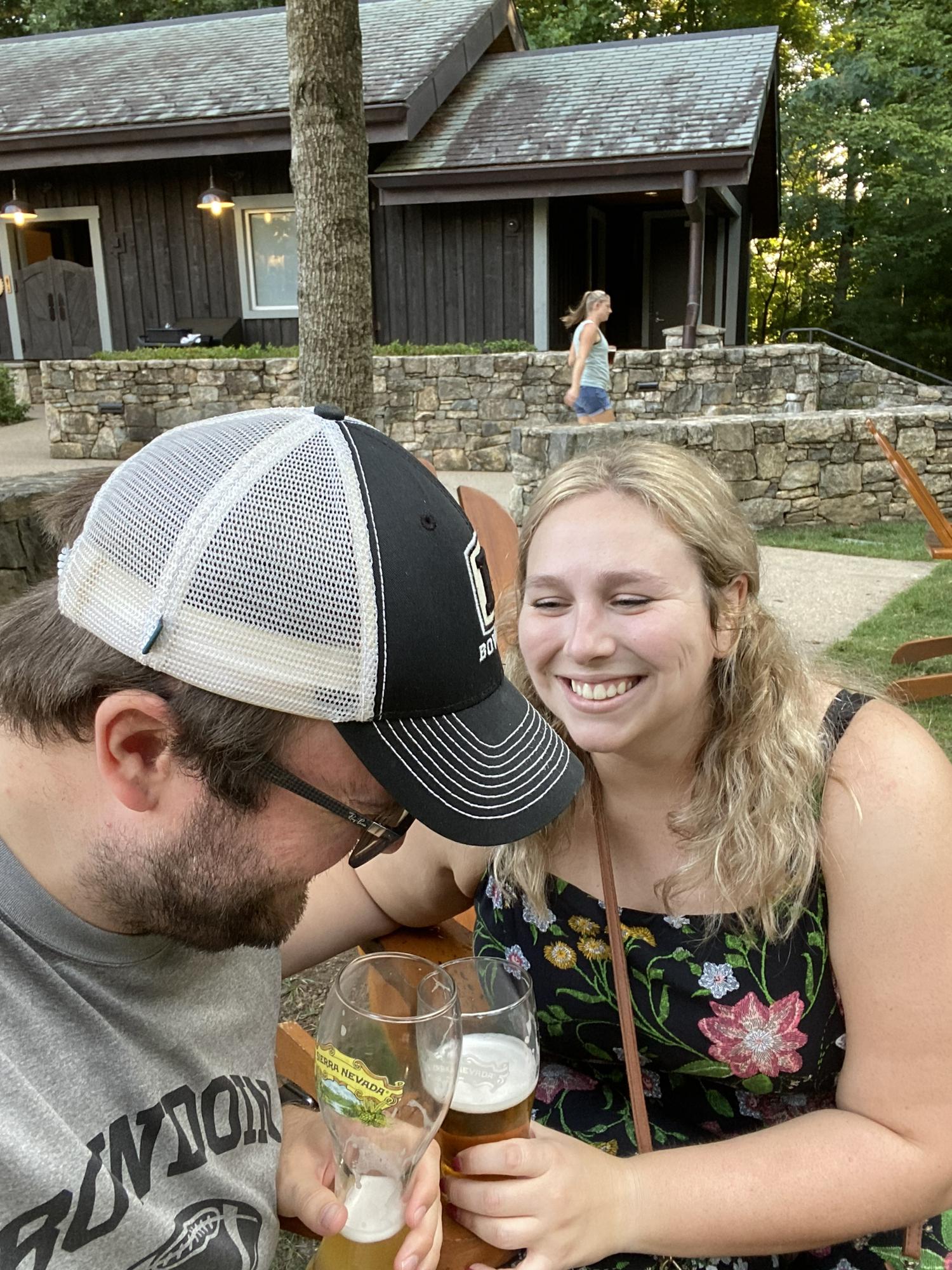 Our first trip together involved several breweries and lots of laughing.
