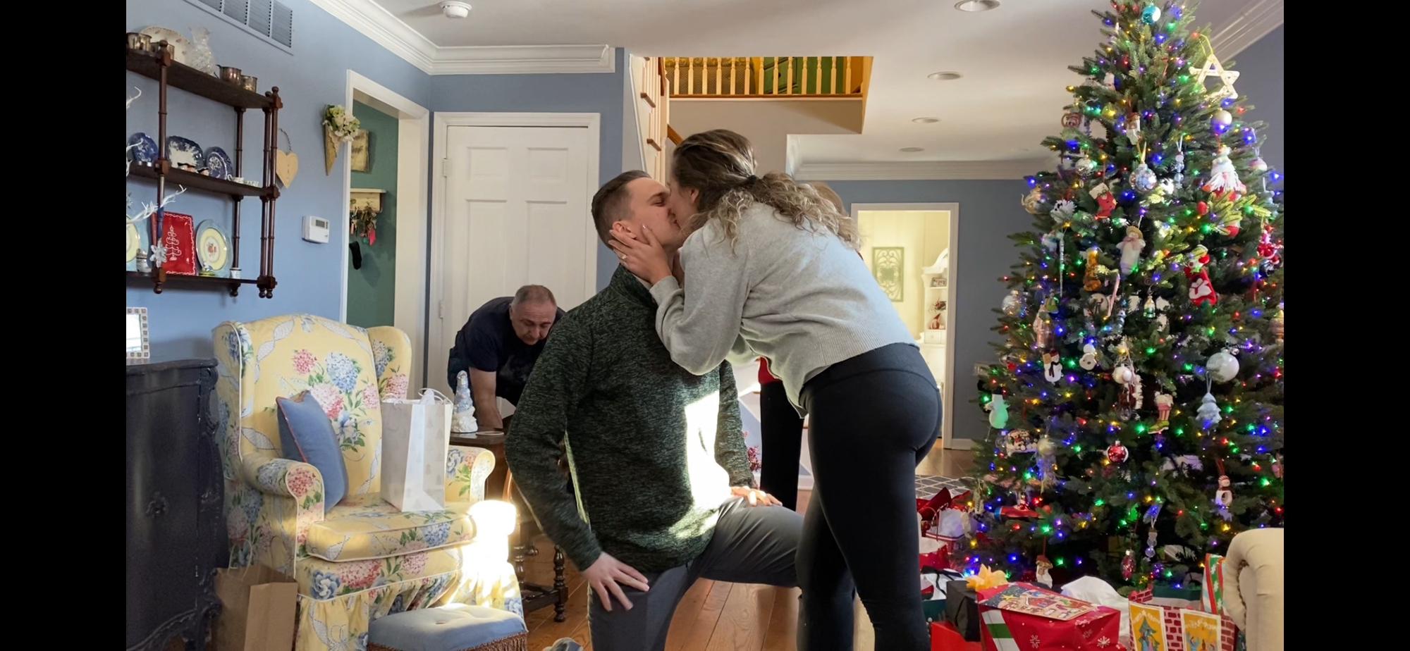 Engaged on Christmas Day