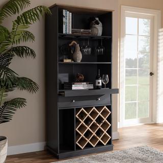 Mattia Wood Wine Cabinet