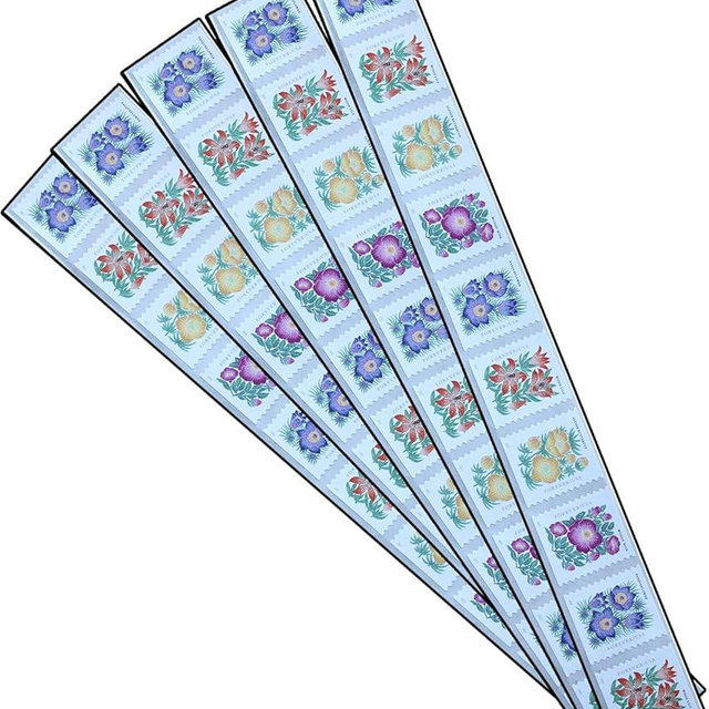 Mountain Flora Flower US First Class Forever Postage Stamps Celebrate Beauty Wedding (1 Strip of 50)