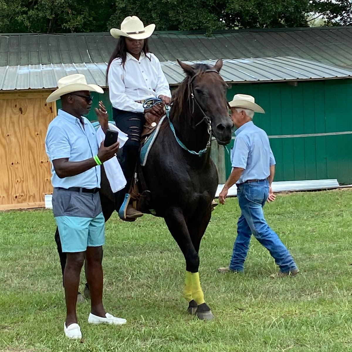 Coach Danny at the Black Cowboy Festival