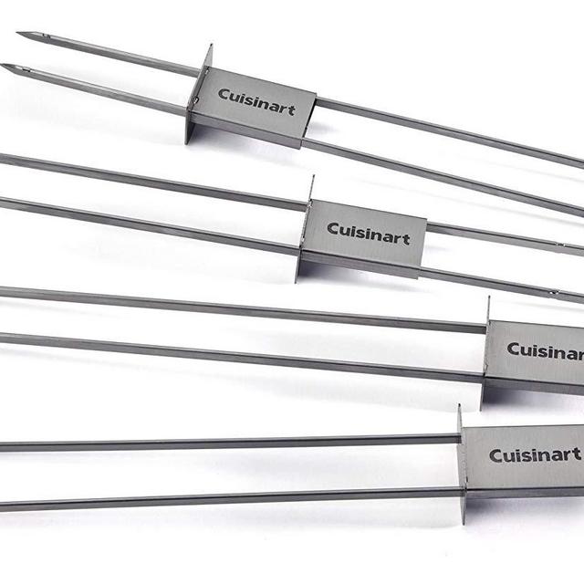 Cuisinart CSKS-048 Sliding Skewer Pack, Silver (Set of 4)