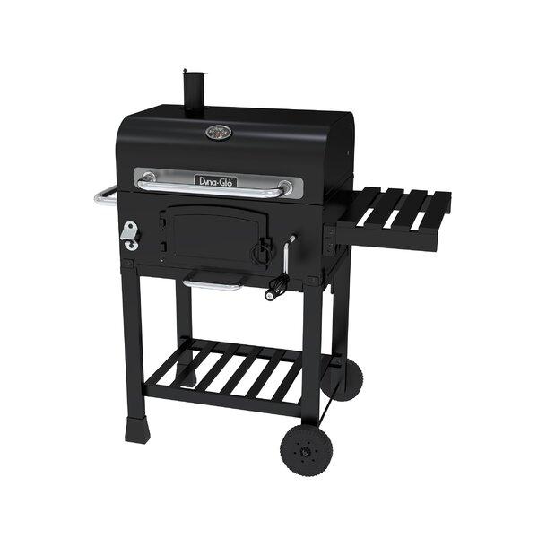 40.3" Charcoal Grill with Side Shelves