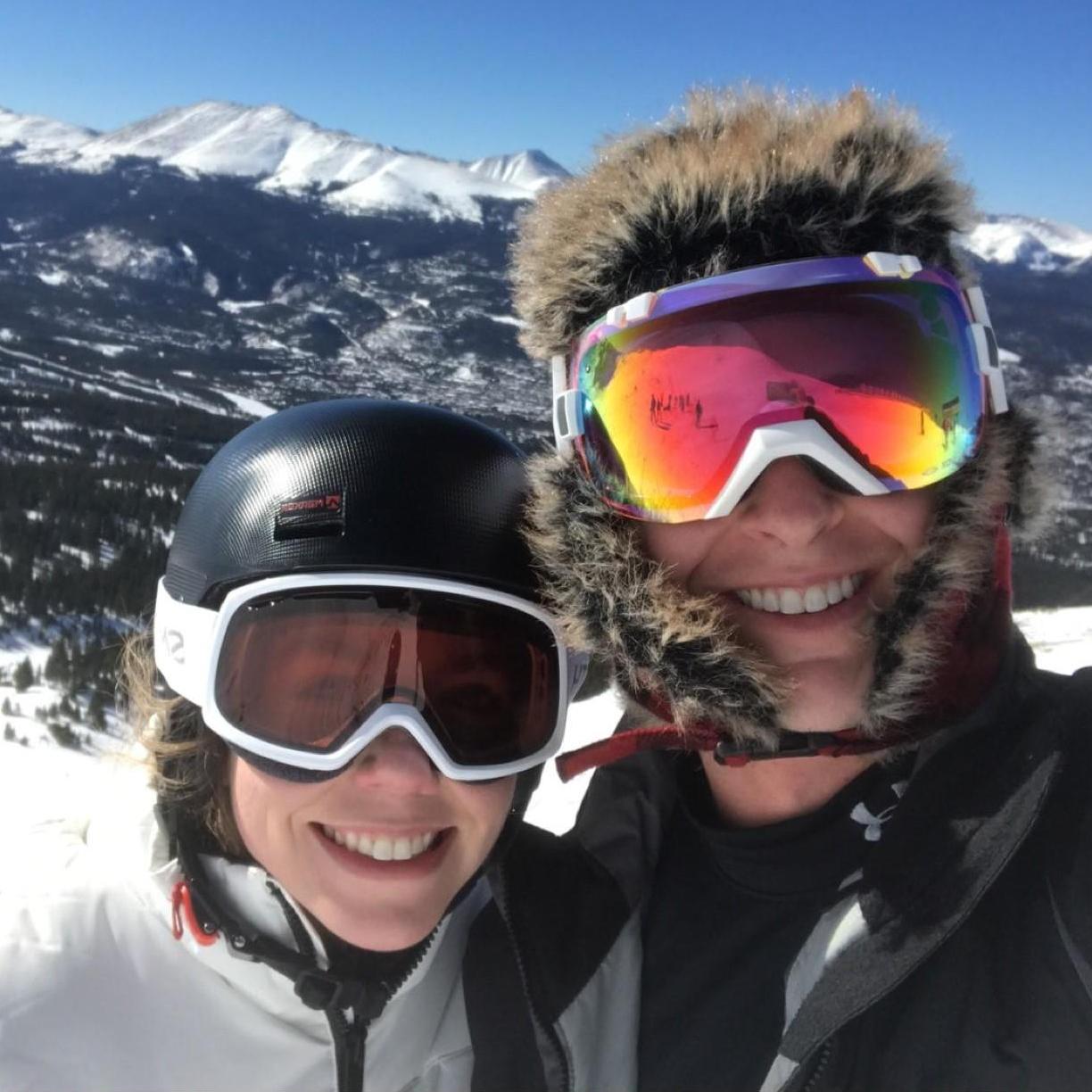 We love skiing