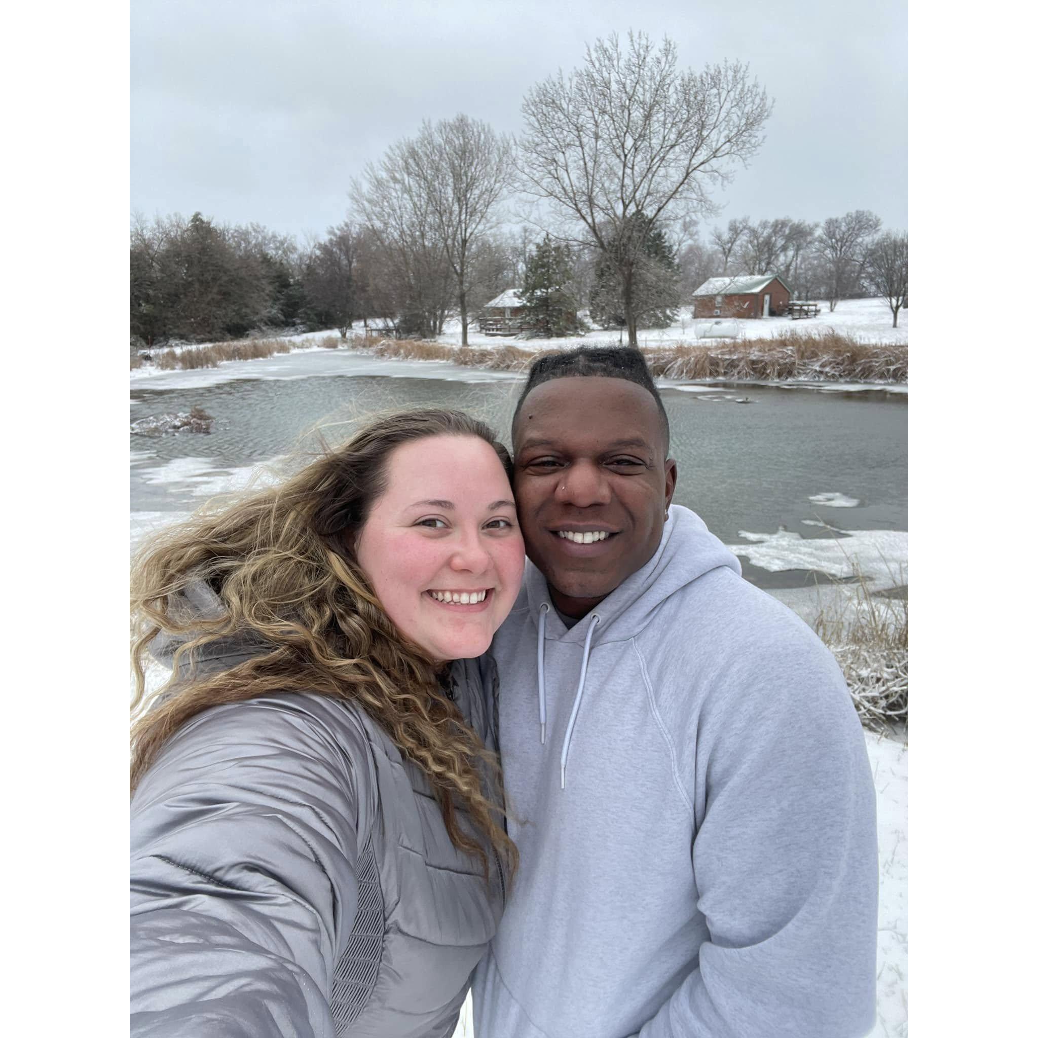 One of the many surprise dates/adventures he loves to take me on