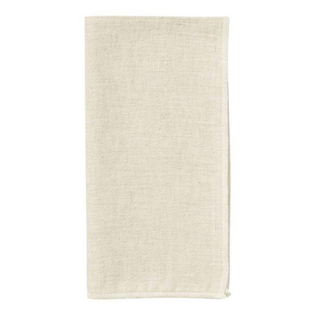 Willow Oversized Linen/Cotton Napkin, Single - Flax