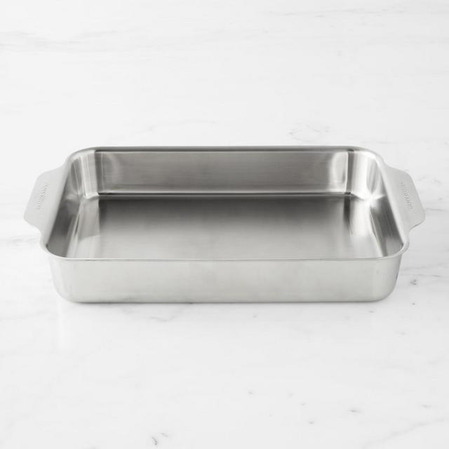 Williams Sonoma Thermo-Clad Stainless-Steel Rectangular Pan, 9" x 13"