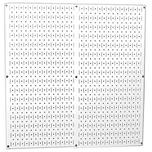 Wall Control 30-P-3232W White Metal Pegboard Pack